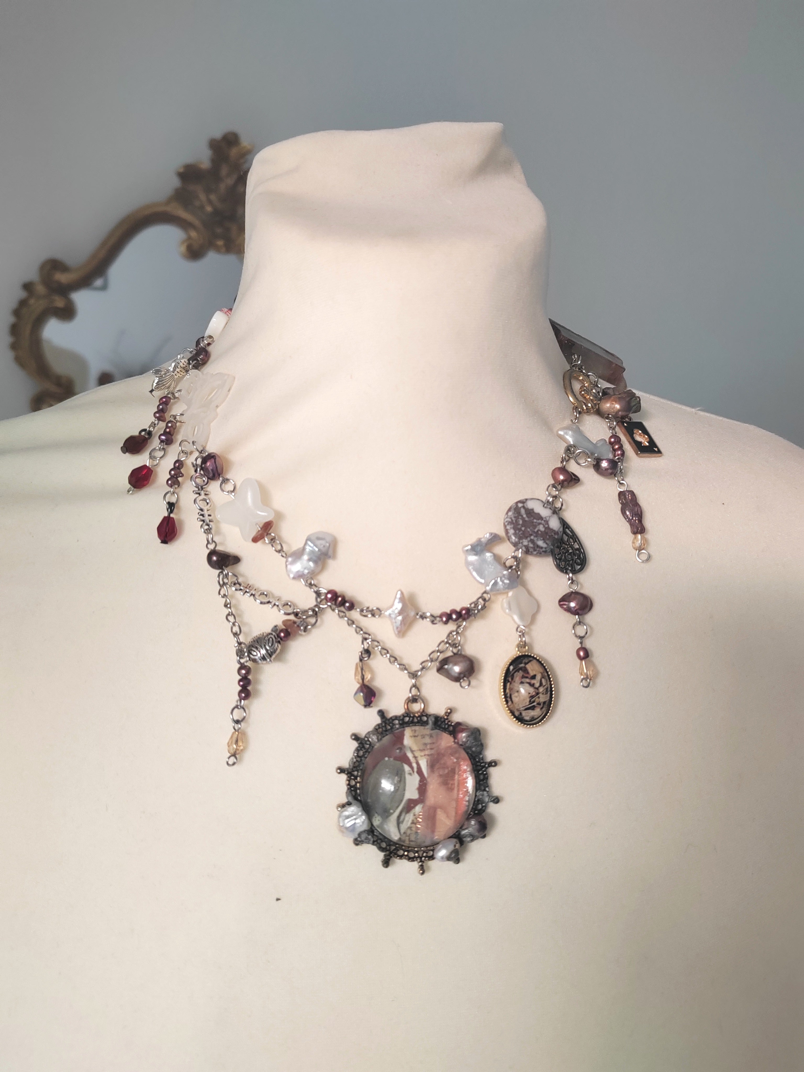 100% Handmade 𝓔𝓽𝓮𝓻𝓷𝓪𝓵 𝓐𝓶𝓲 Necklace ONE OF A KIND
