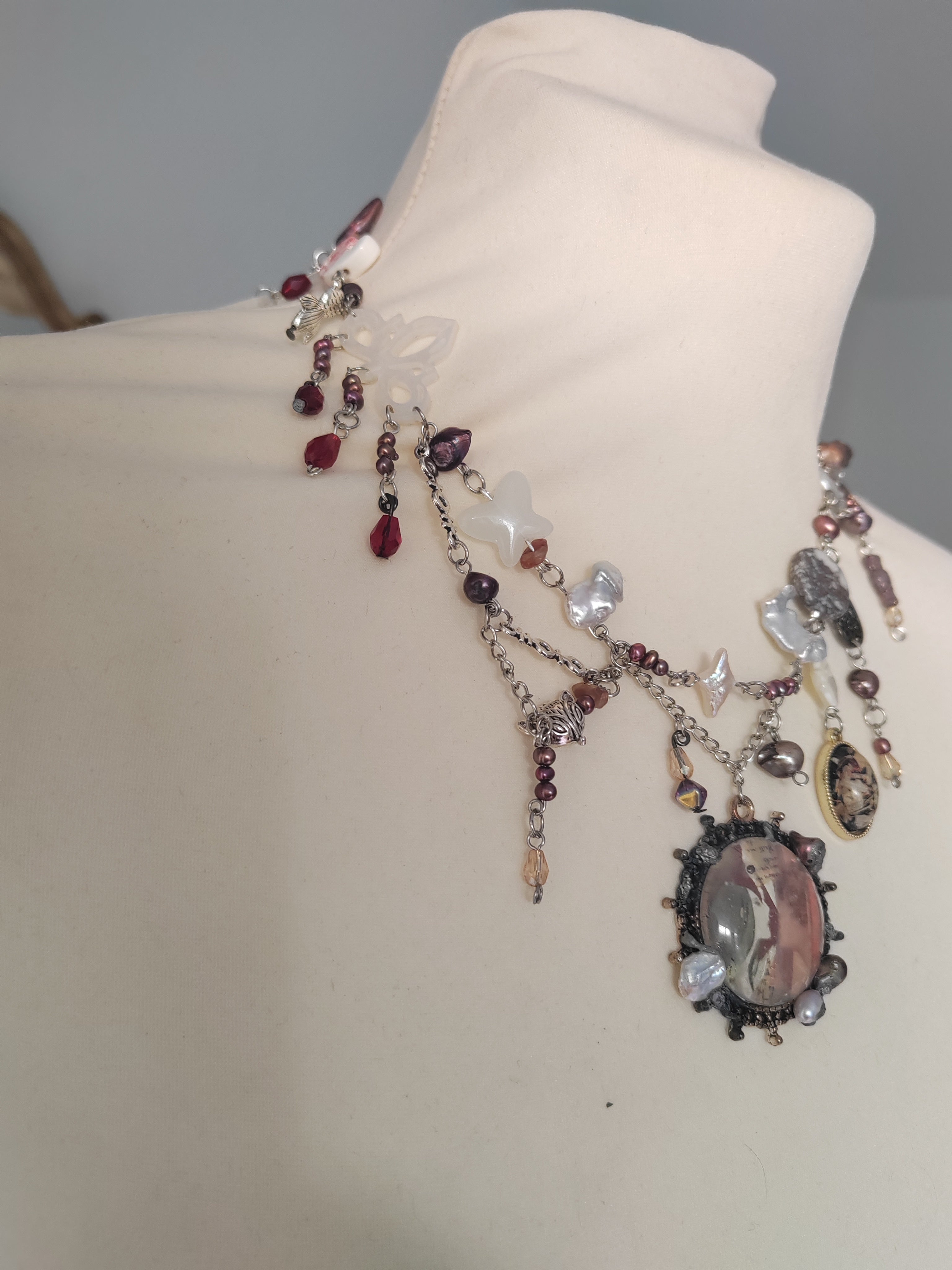 100% Handmade 𝓔𝓽𝓮𝓻𝓷𝓪𝓵 𝓐𝓶𝓲 Necklace ONE OF A KIND