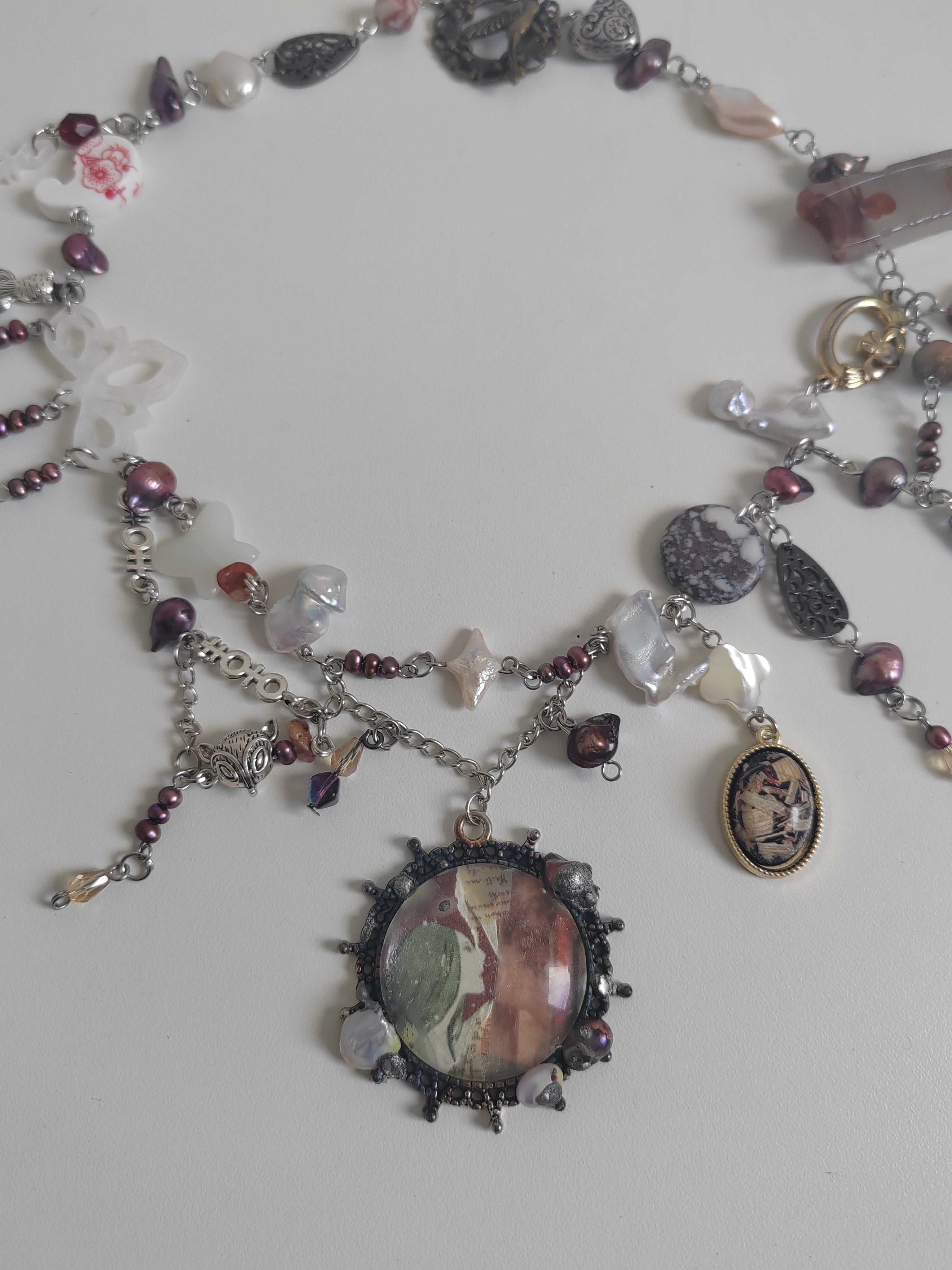 100% Handmade 𝓔𝓽𝓮𝓻𝓷𝓪𝓵 𝓐𝓶𝓲 Necklace ONE OF A KIND