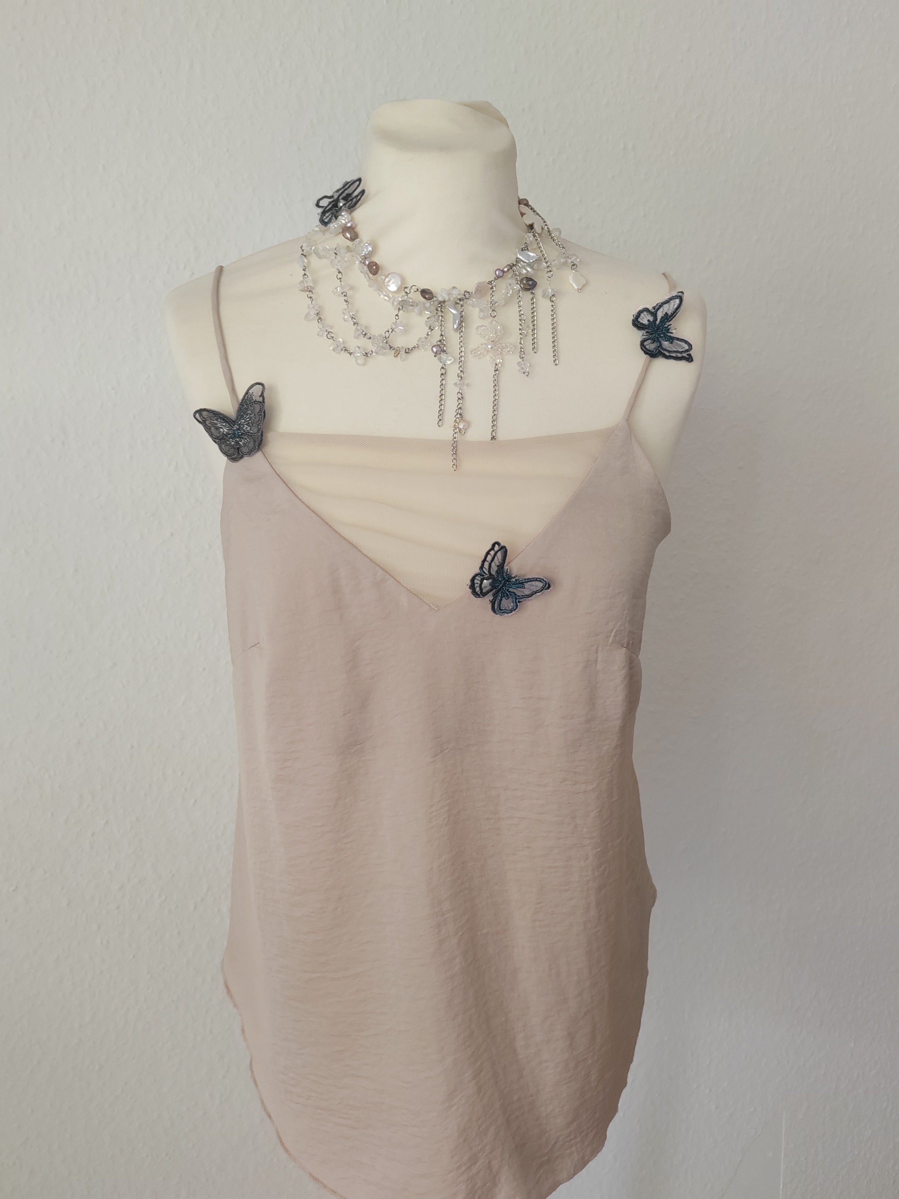 100% Handmade Butterfly Necklace ONE OF A KIND