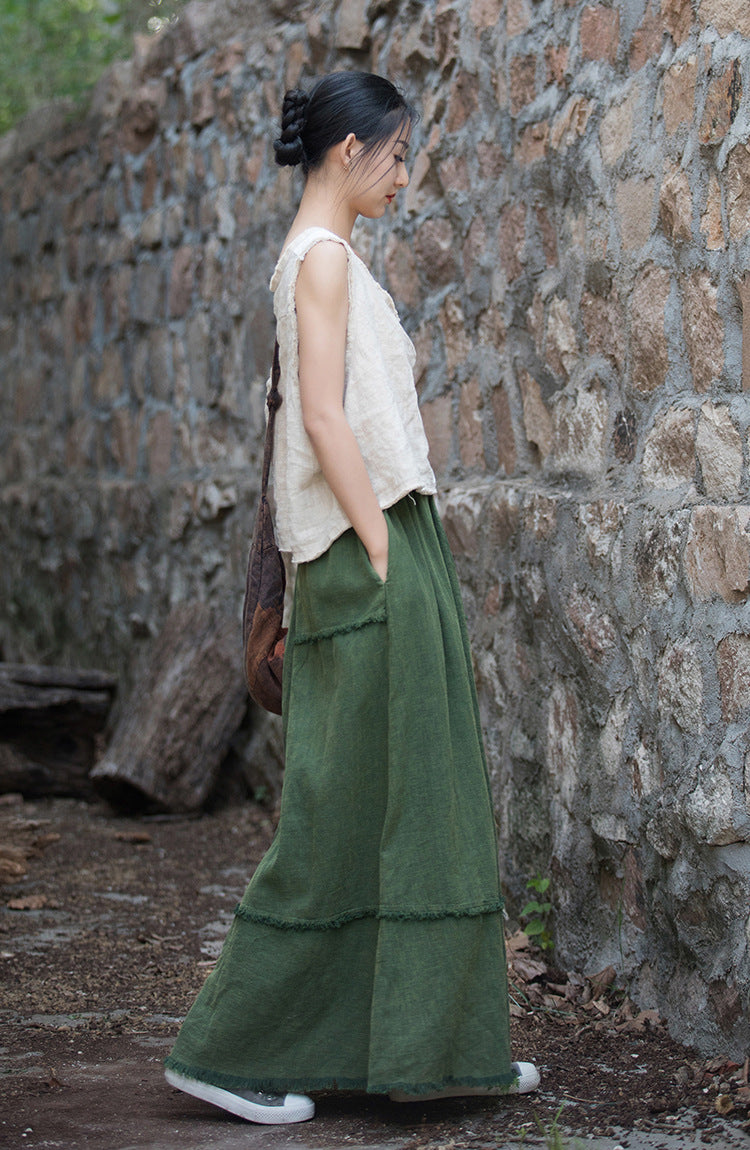 Julipa Linen Skirt | Marisota