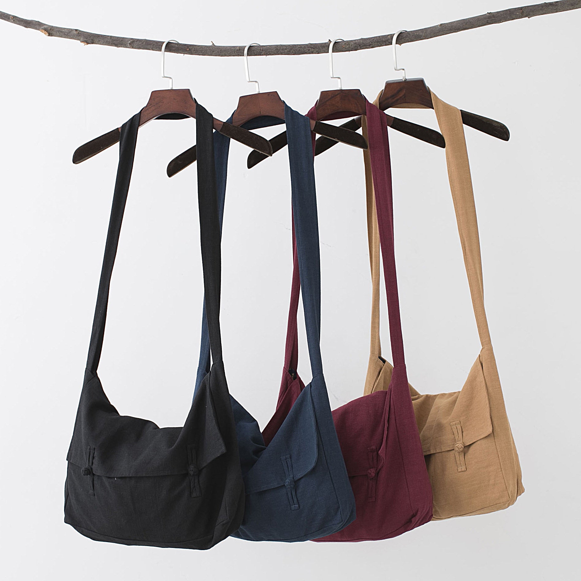 Linen Unisex Bag, Linen Shoppingbag 240521e