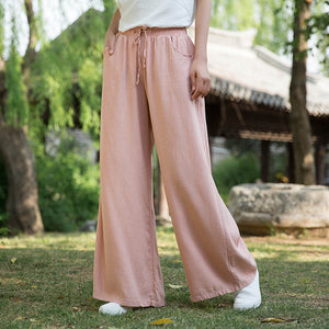 Linen Women Wide Pants 160521d