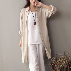 Linen Women Blouse, linen women shirt 230322h