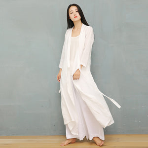 100% Ramie Linen Women Blouse Dress  221109a