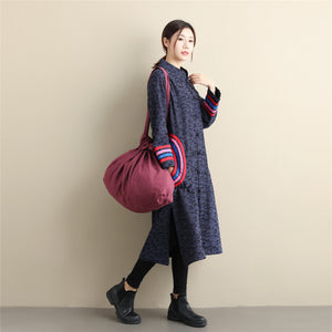 Linen Unisex Bag, Ethnic Shoppingbag LIZIQI inspired 240521f