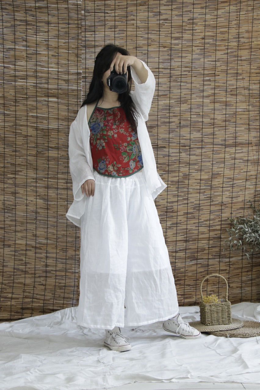 Linen Cotton Bellyband, Ancient Chinese Dessous Lingerie Top. Women Un –  ISTORIST